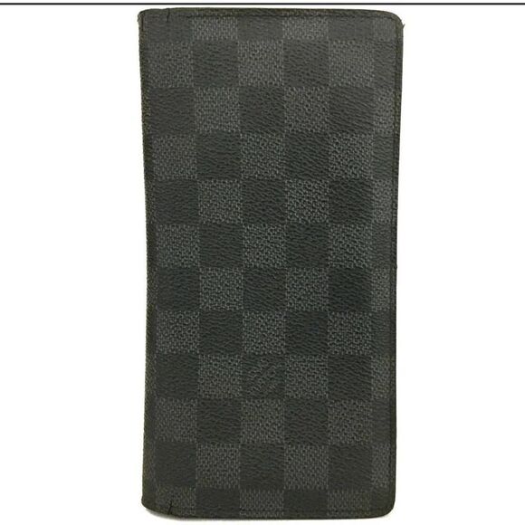 Authentic Louis Vuitton Damier Graphite Long Wallet Purse/SP4028. - Picture 1 of 8